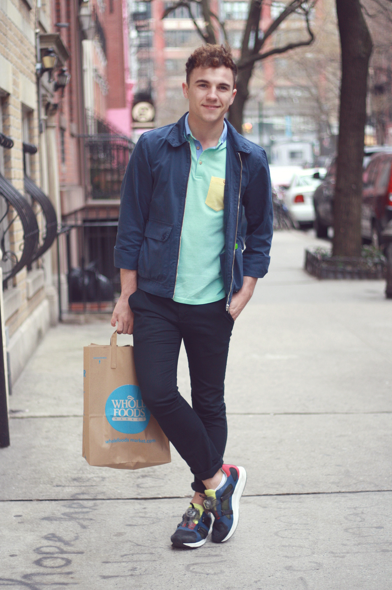 Scout Sixteen / Justin Livingston -- Ted Baker Polo, PUMA Hussein Chalayan Sneakers