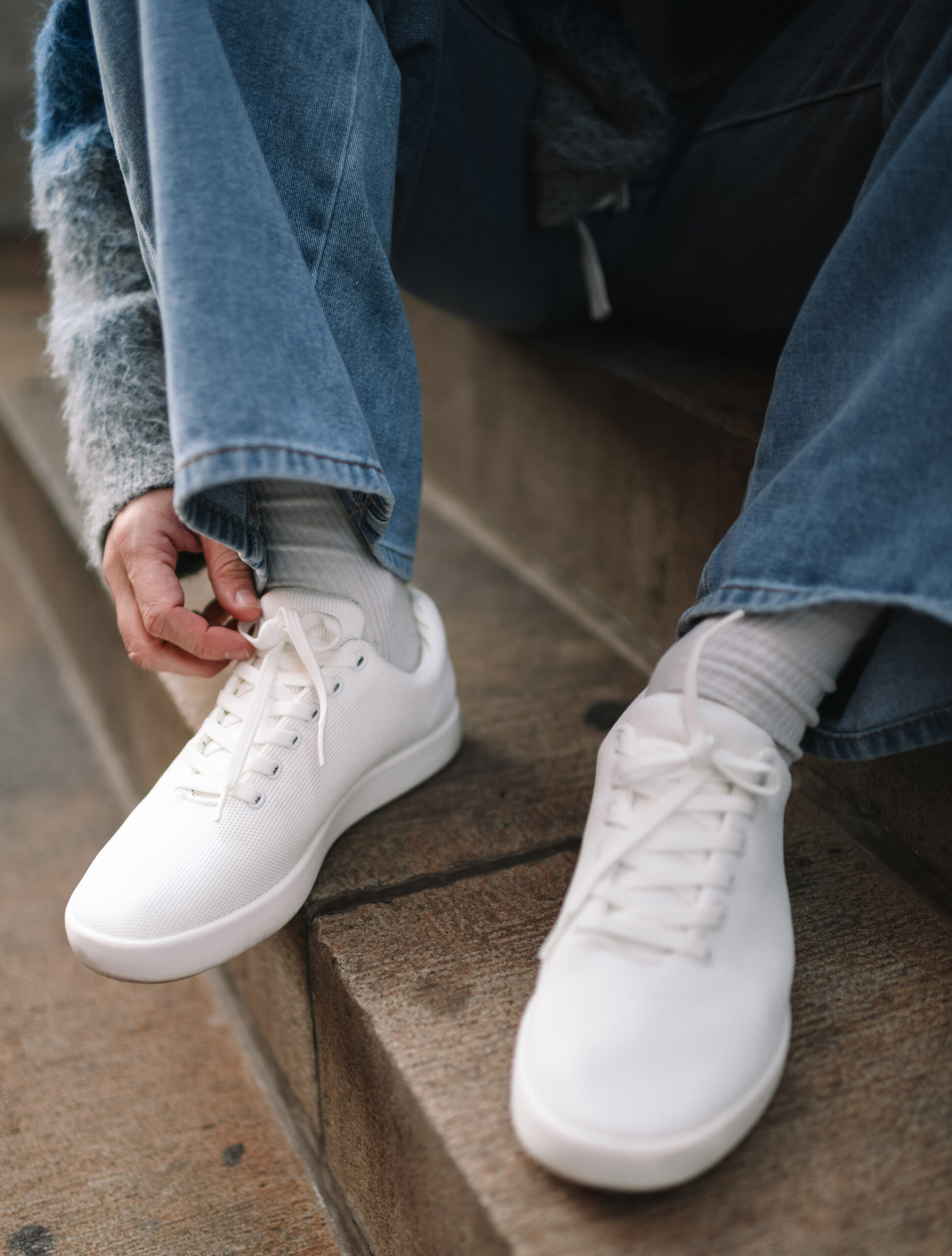 Scout Sixteen - Justin Livingston. Zara Blue Graphic Sweater. Amazon Fashion Blue Jeans. Atoms White Sneakers.