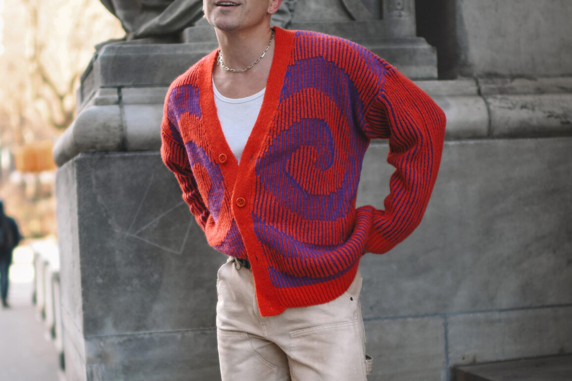 Scout Sixteen - Justin Livingston. Bold Patterned Sweaters Cardigans - Menswear SS25 Trends