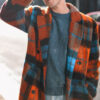 Scout Sixteen - Justin Livingston // Red Plaid Coat, NYC Men's Winter Fashion, Long Plaid Coat