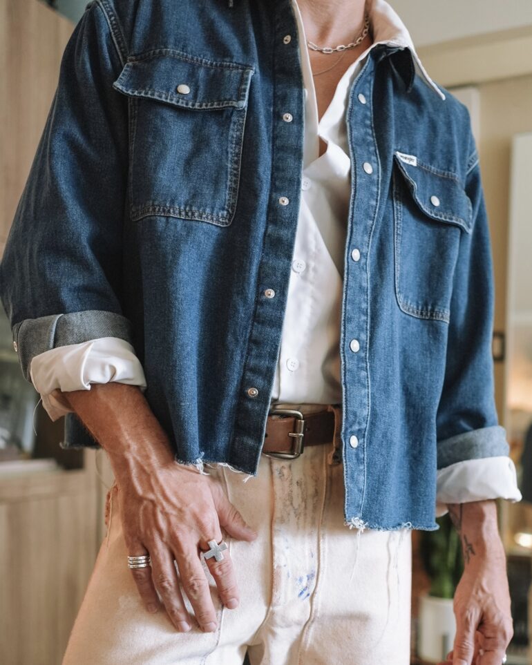 Scout Sixteen / Justin Livingston (justinliv) NYC Men's Fashion Inspiration - New York City NYC Summer, Wrangler Jean Jacket
