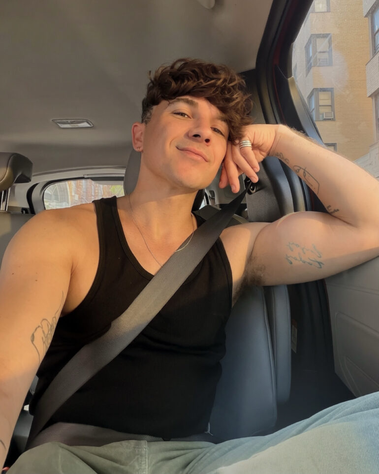 Scout Sixteen / Justin Livingston (justinliv) NYC Men's Fashion Inspiration - New York City NYC Summer, Men's Black Tank Top